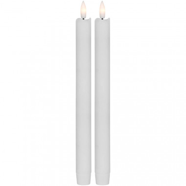 Pack 2 Candele LED Cera Natural Realist