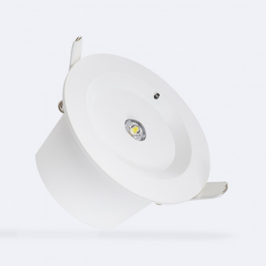Nouzové LED Svítidlo 120lm Vestavné Kruhové Výřez Ø90cm