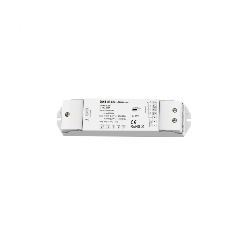 Product of 4-Channel DALI Dimmable Driver for 12-48V LED Strips