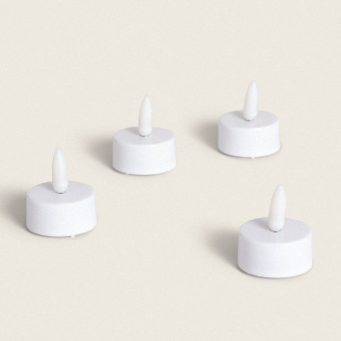Pack of 4 Dahun Mini LED Candles with Battery