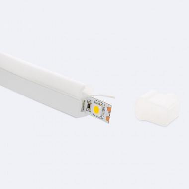 Tube Silicone LED Flex Encastré pour Ruban jusqu'à 8 mm EL0817