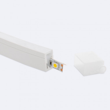 Tube Silicone LED Flex Encastré pour Ruban jusqu'à 10 mm EL1220