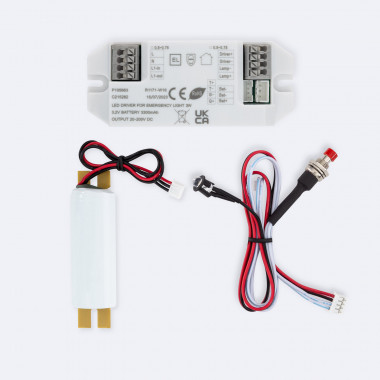 Produkt von Treiber mit Batterie für LED-Notbeleuchtung 20-200V DC 3W