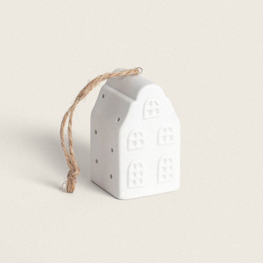 Product of Zedna Ceramic LED Christmas House Battery Operated