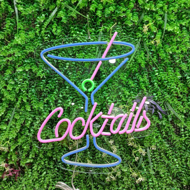 Insegna Neon LED Cocktails