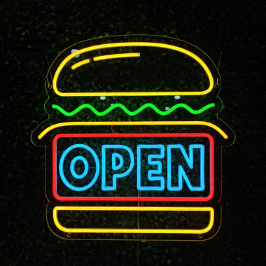 Product of Neon LED "Open" Sign