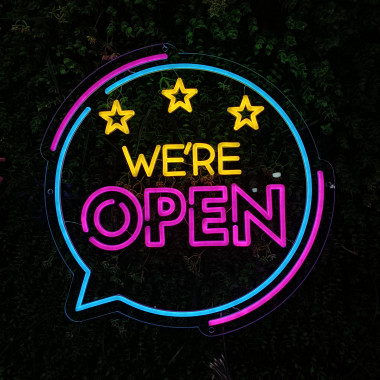 Produkt od Neonový Nápis „We're OPEN“