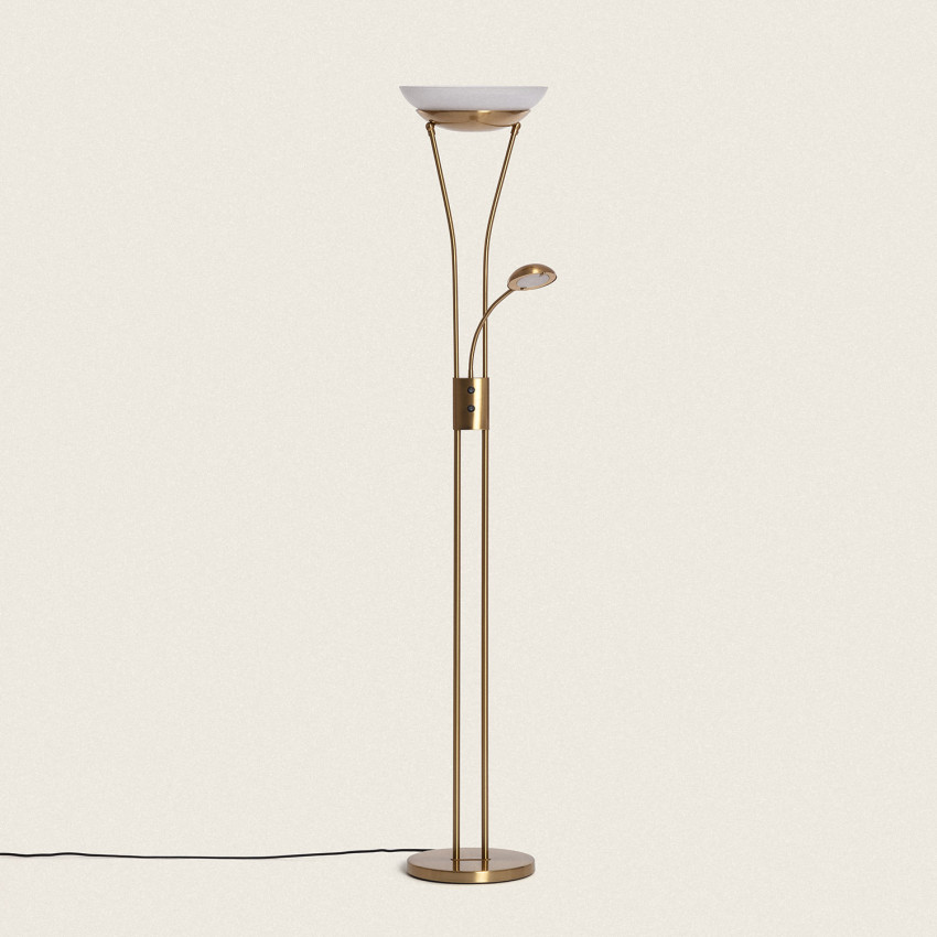 Product van Staande Lamp met Leeslamp Metaal Ethan