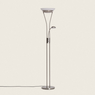 Staande Lamp met Leeslamp Metaal Ethan