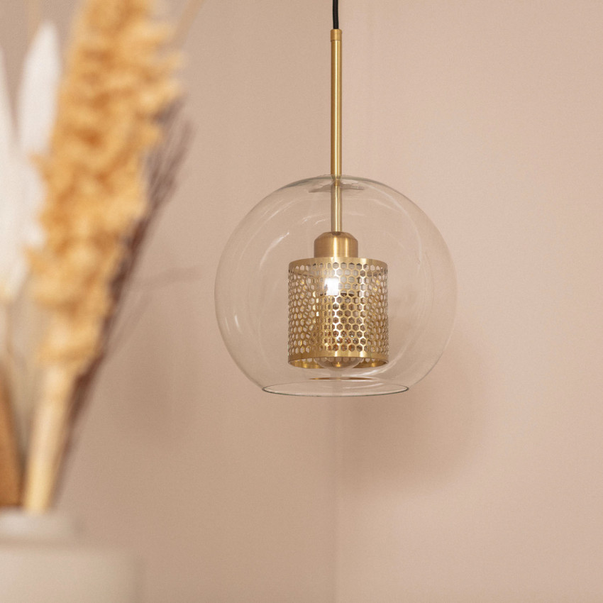 Product of Julieta Metal & Glass Pendant Lamp