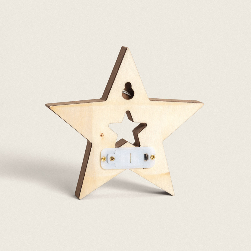 Produkt od Dřevěná LED Vánoční Figurka - Hvězda