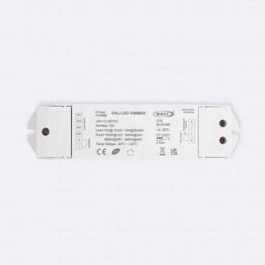 Driver DALI 1 Kanaal Dimbare voor Enkelkleurige LED Strip 12/48V Compatibel met drukknop