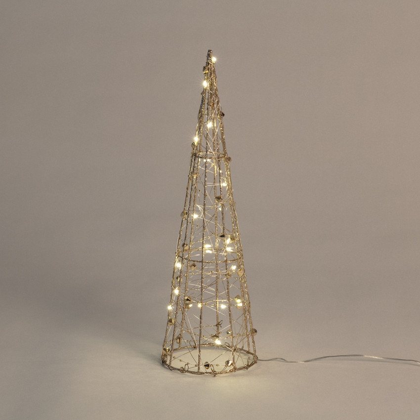 Product van LED Kerstboom op Batterijen 40 cm Gylden