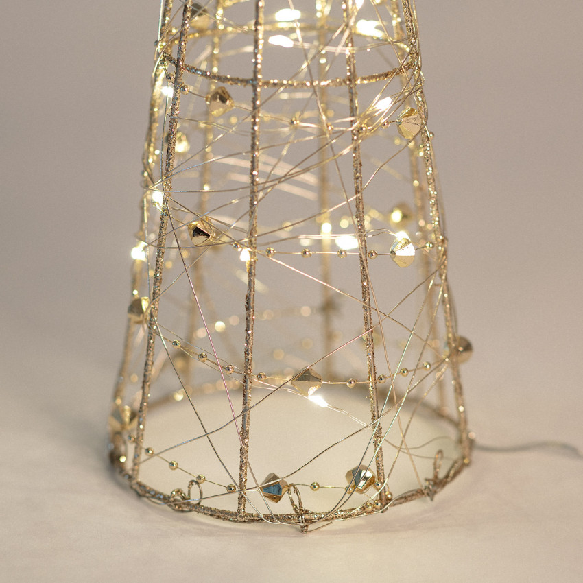 Product van LED Kerstboom op Batterijen 40 cm Gylden