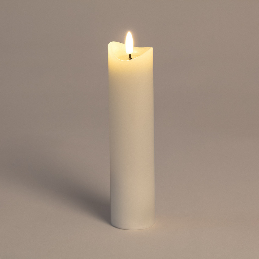 Product of Natural Wax LED Candle with Battery 20cm