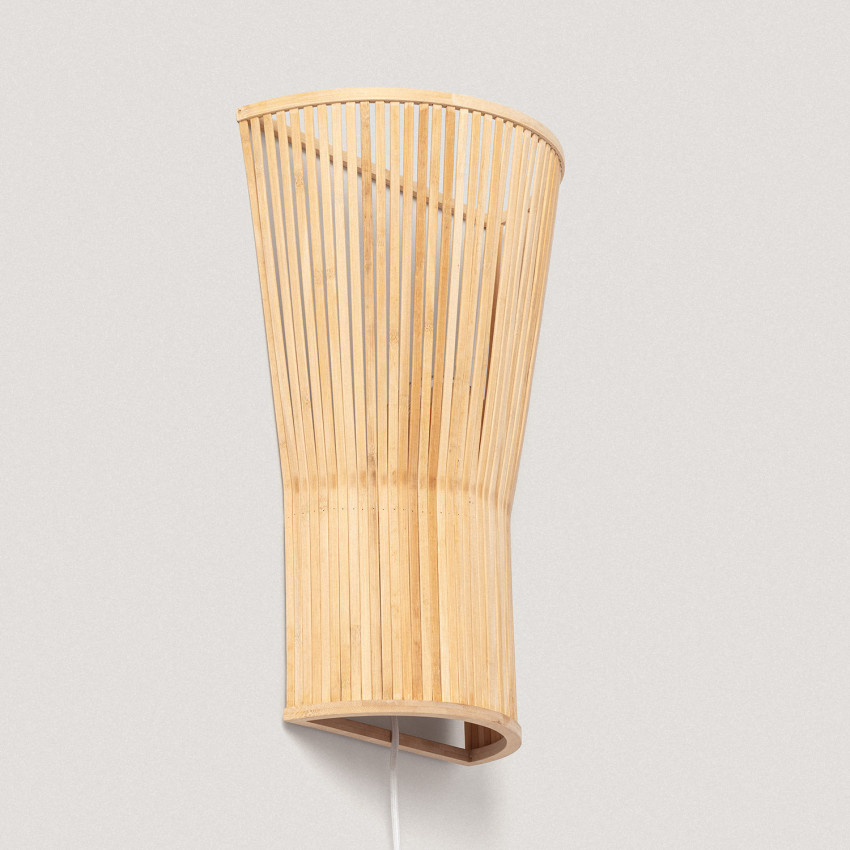 Product of Zahara Bamboo Wall Lamp ILUZZIA 