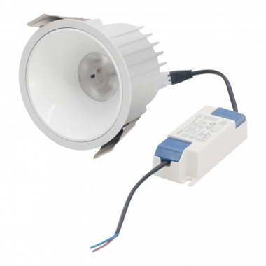 Product van Downlight LED 25W Rond (UGR15) Wit LIFUD Zaagmaat Ø145 mm
