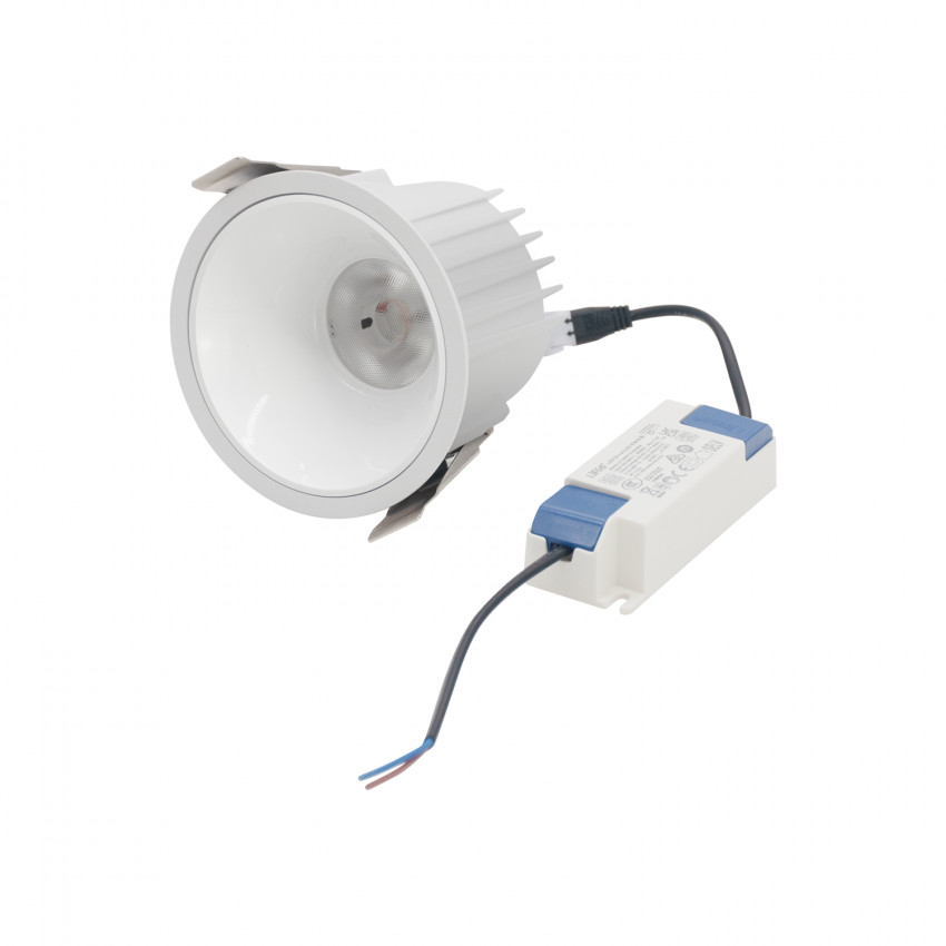 Product of 18W Round LED Downlight LIFUD UGR15 with Ø115 mm Cut Out in White 