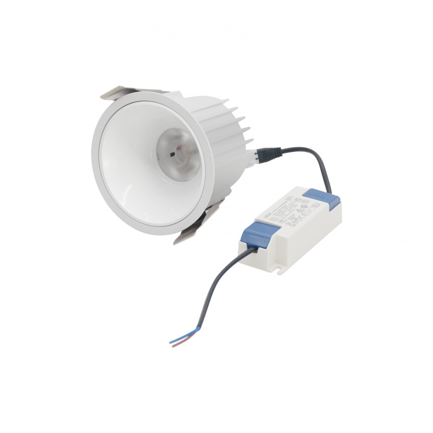 Product van Downlight LED 15W Rond  (UGR15) Wit  LIFUD Zaagmaat Ø95 mm
