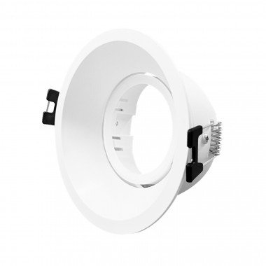 Downlight-Ring Rund Schwenkbar für LED-Glühbirnen GU10 / GU5.3 Schnitt Ø85 mm Suefix