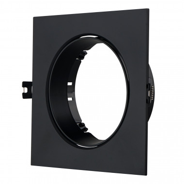 Product van Ring Downlight Inbouw  Vierkant  Richtbaar voor LED-lamp GU10 AR111 Zaagmaat Ø135 mm