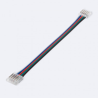 Connecteur HIPPO Double avec Câble pour Ruban LED RGBW 12/24V DC SMD IP20 Largeur 12mm