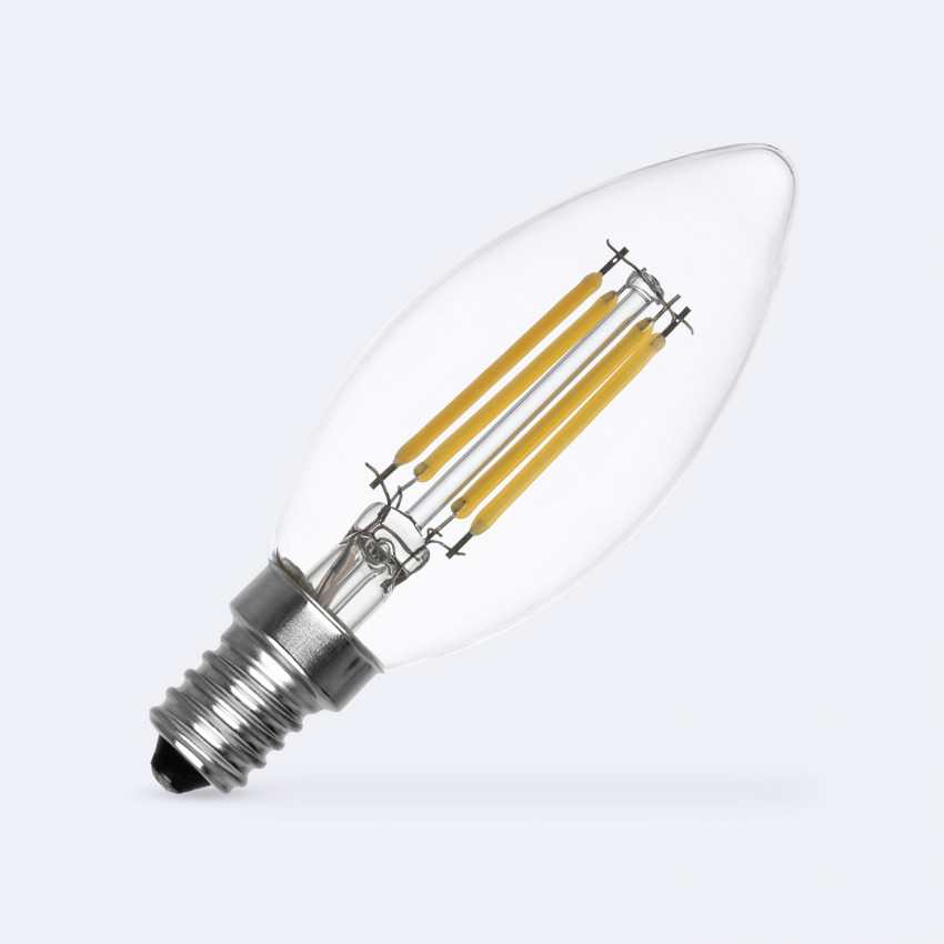 Product van LED Lamp Filament Dimbaar E14 4W 470 lm C35 Kaars