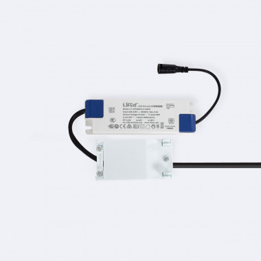 Product van LED Paneel 120x60 cm 60W 6300lm met Quick Connect Box en Veiligheidskabel