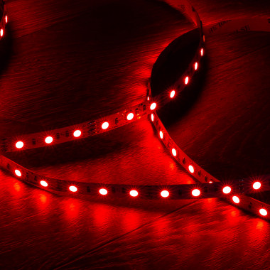 Product of 5m 12V DC SMD5050 RGB LED Strip 60LED/m 10mm Wide Cut at Every 5cm IP20