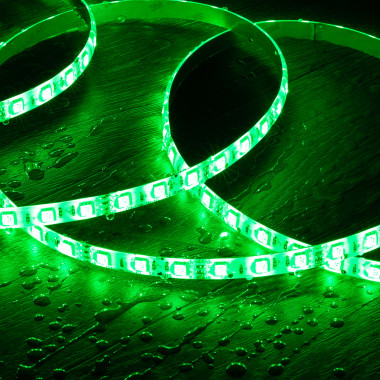 Product of 5m 12V DC SMD5050 RGB LED Strip 60LED/m 10mm Wide Cut at Every 10cm IP65