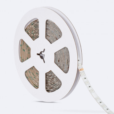 Product 5m 24V DC SMD5050 RGB LED Strip 60LED/m 10mm Wide Cut at Every 10cm IP65