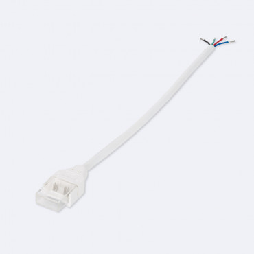 Product Clip-Verbinder mit Kabel für LED-Streifen RGB 12/24/220V SMD Silicone FLEX Breite 12mm