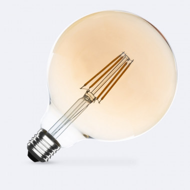 LED Filamentní Žárovka E27 8W 1055 lm G125 Stmívatelná Gold