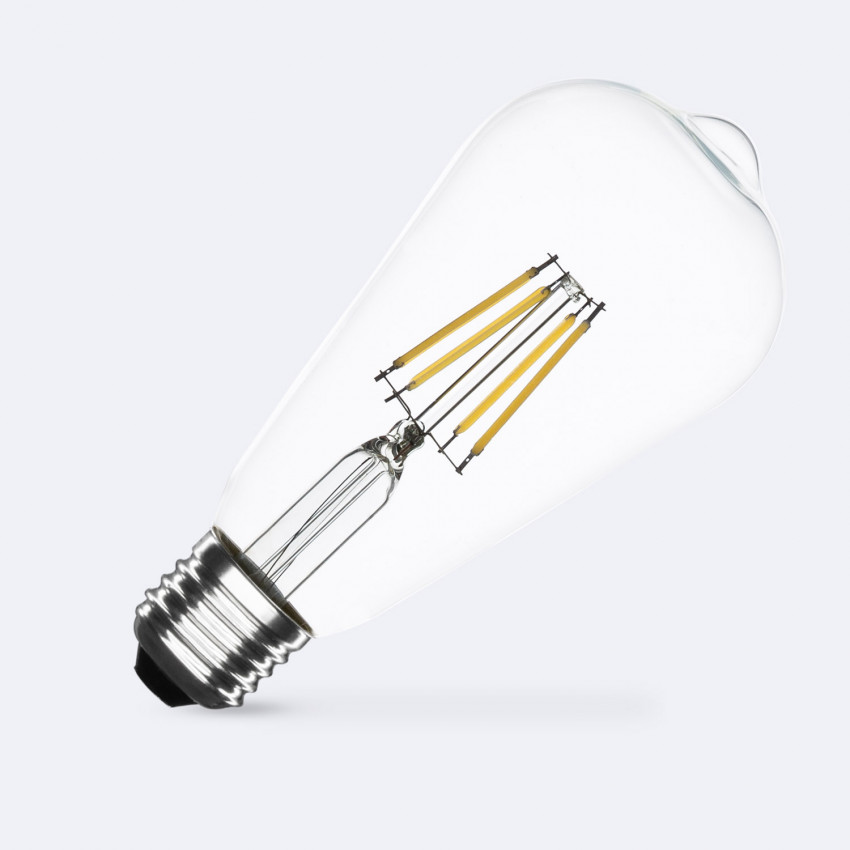 Product of 6W E27 ST64 Dimmable Filament LED Bulb 720lm