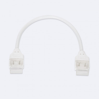 Clip-Verbinder Doppelt mit Kabel für LED-Streifen ohne Gleichrichter 220V AC COB Silicone FLEX Breite 10mm Einfarbig