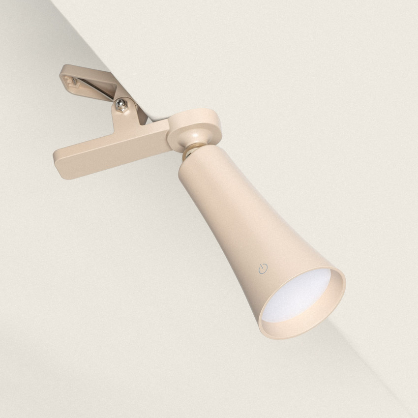 Product van Tafellamp LED 3W Draagbaar Metaal met Oplaadbare Accu USB Bysta 