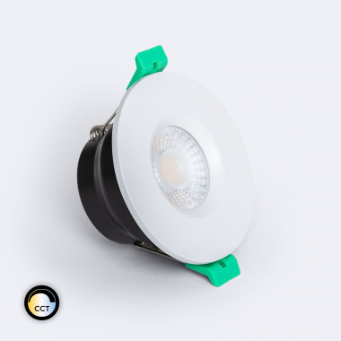 Spot Downlight LED Rond CCT (Chaud-Neutre) Dimmable IP65 Coupe Ø65 mm Design