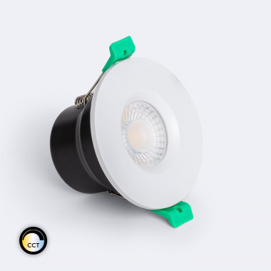 8W Round Dimmable CCT Selectable RF90 Solid Design LED Downlight with Ø65 mm Cut Out IP65