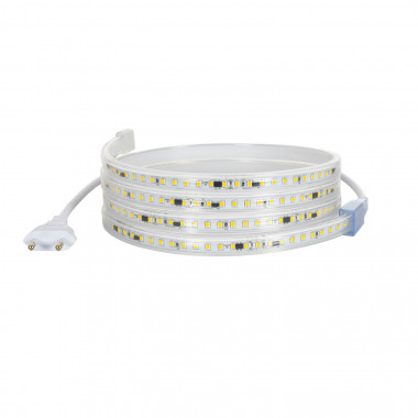 Ruban LED Dimmable Auto-redressement 220V SMD2835 120LED/m IP65 Largeur 12mm sur mesure Coupe tous les 10cm