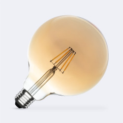 LED-Glühbirne Filament E27 6W 720 lm Dimmbar G125 Gold