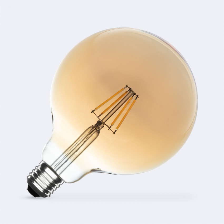 Product van LED Lamp Filament Dimbaar E27 6W 720 lm G125 Gold