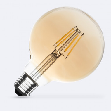 Bombilla Filamento LED E27 6W 720 lm Regulable G95 Gold