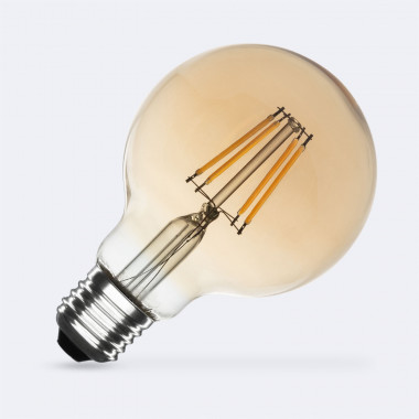 LED-Glühbirne Filament E27 6W 720 lm Dimmbar G80 Gold
