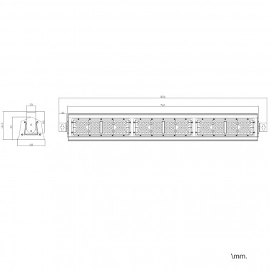 Produkt von LED-Hallenstrahler Linear Industrial 150W IP65 130lm/W
