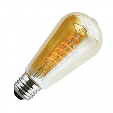 Product van LED Lamp Filament E27 4W 250 Im ST64 met Schemersensor