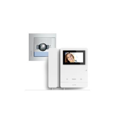 Kit Video Intercom 1 Woning 2 draden met Bel paneel SFERA NEW en Monitor Serie 8 TEGUI 378111