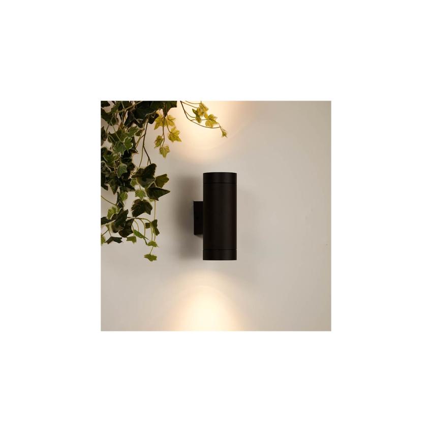 Product of Oakham Aluminium Outdoor Double Sided LED Wall Lamp in Black