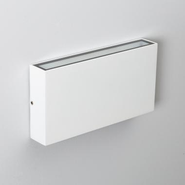 Applique da Parete per Esterno LED 10W Doppia Luce Rettangolare Bianco Kaira