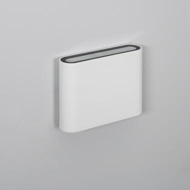 Zeus 6W Outdoor Double Sided Illumination Square White LED Wall Lamp