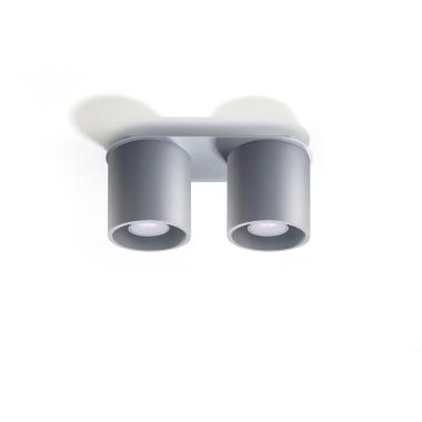 Applique da Soffitto in Alluminio Orbis 2 SOLLUX